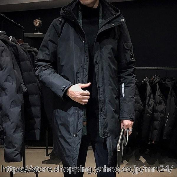 限定セール オシャレ服 冬 ダウンコート ブランド メンズ ロング丈 秋冬 80 ダウンジャケット 厚手暖かい ビジネス ジャケットフード付き アウター ゆるカジュアル 在庫あり 即納 Clinicagastroservice Com Br