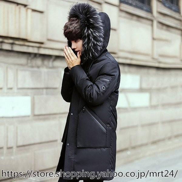 １着でも送料無料 ダウンコート 厚手 冬新作 暖かい ダウンジャケットメンズ ダウンジャケットメンズブランド厚手ダウン風 ロング丈 40代 30代 代 あたたか 防寒 フード付き アウター 冬 オシャレ服メンズ コート アウター