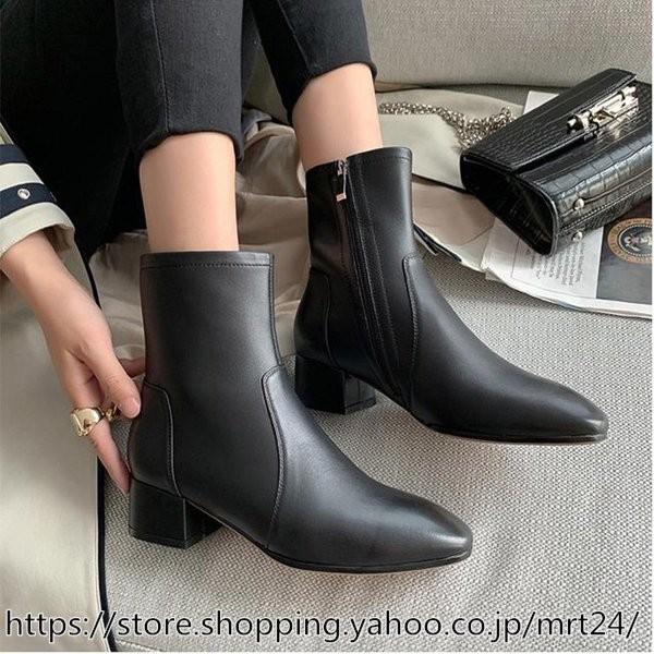 正規登録店 ショートブーツ レディース ローヒール 厚底 シューズ 靴 無地 カジュアルシューズ 美脚 歩きやすい 年秋冬新作 本革 レディース ショートブーツ シューズ 特約店 Www Superavila Com