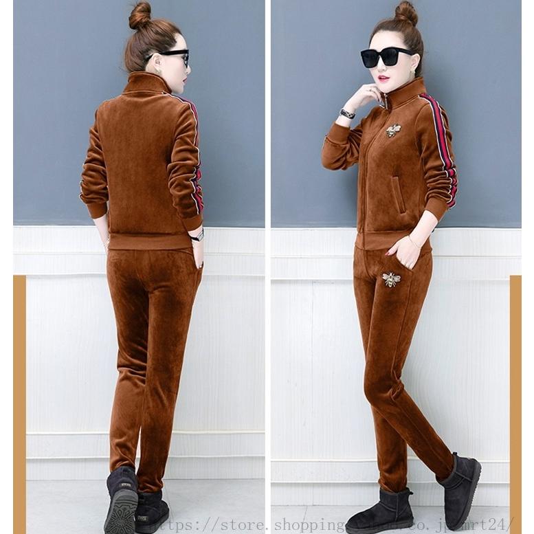 裏起毛ジャージ レディース 上下 スウェット 上下セット セットアップ 2点セット スポーツ トレーニングウェア ベロアパーカー 秋冬 部屋着 カジュアル i1231 Mrt Shop 通販 Yahoo ショッピング