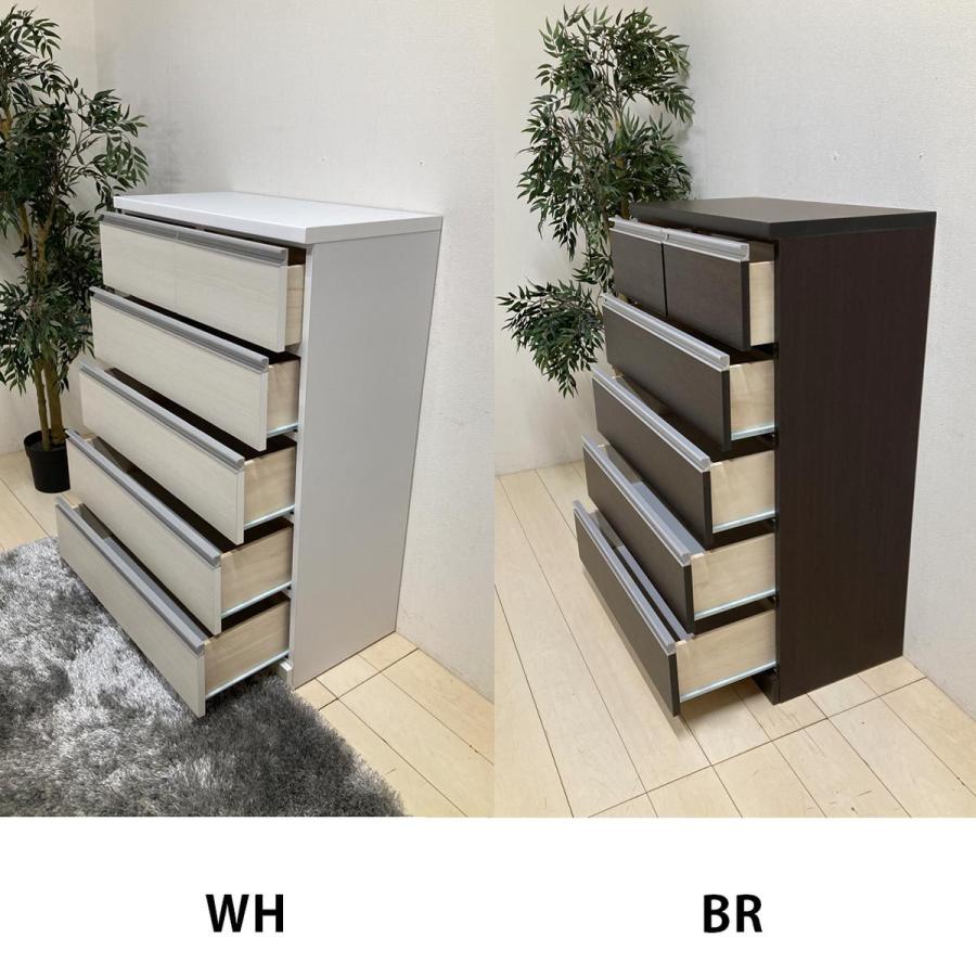 ダークブラウン 5段チェスト デザインチェスト 幅100cm 5段タイプ ダークブラウン 衣類収納