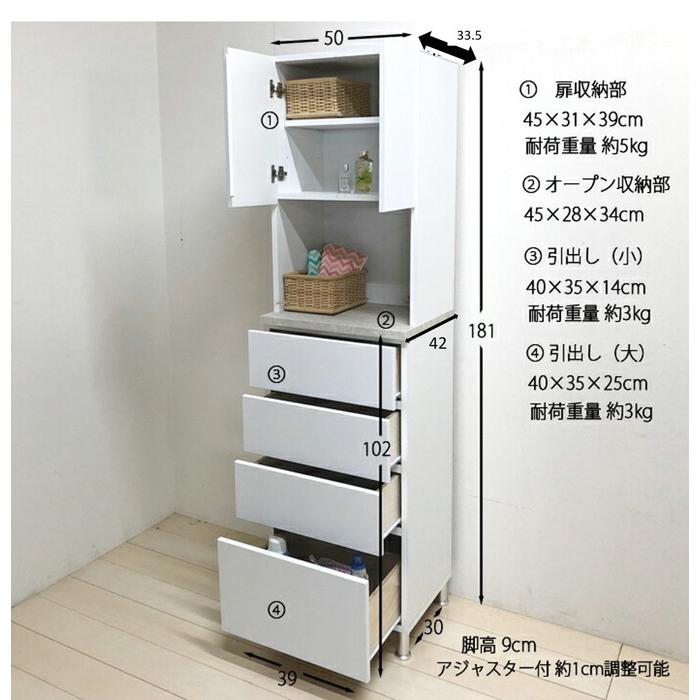 ランドリー サニタリー 洗面所 脱衣所 すき間 隙間 収納