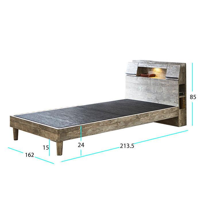 引き取り限定　クイーンベッドフレームのみ クイーンベッドフレーム(EB-002 引出し付き WW DR) | ニトリネット