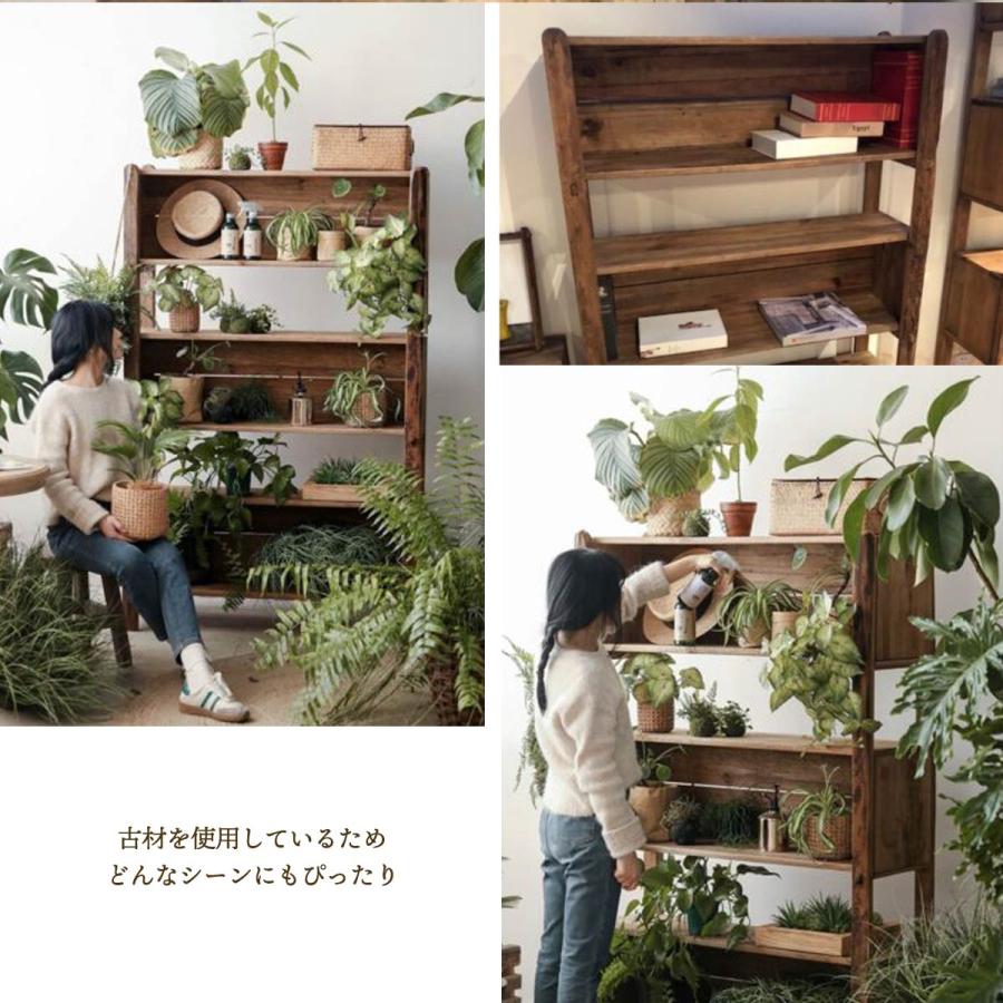 キャビネット 幅106 シェルフ アンティーク リサイクル材 古木 新生活