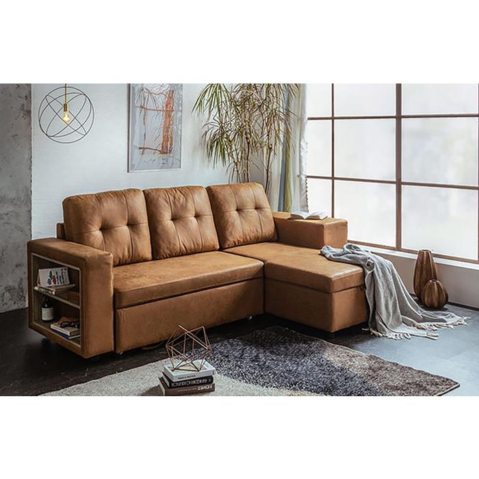 3人掛 カウチソファ 3WAY 組み替え自由 ベッド 収納 小物置き