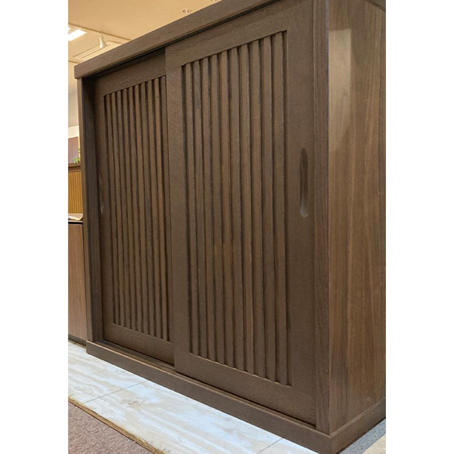 幅90 幅120 格子 シューズボックス 下駄箱 和家具新生活