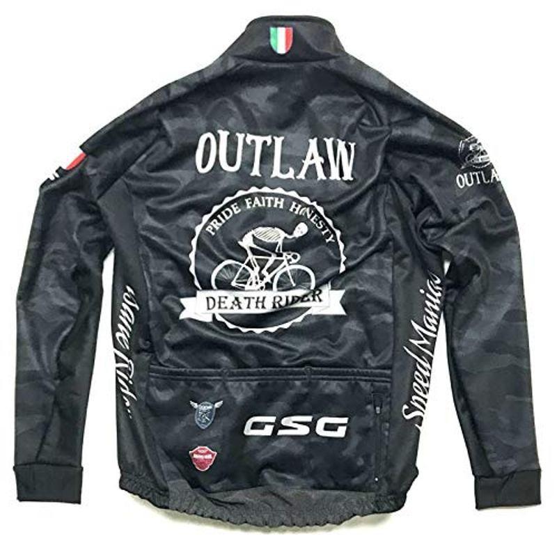 7-ITA（セブン・アイティーエー）メンズ サイクル ウェア  GSG Face Outlaw Jacket Black Camo ウインタージャケット （Mサイズ）セブンイタリアの画像
