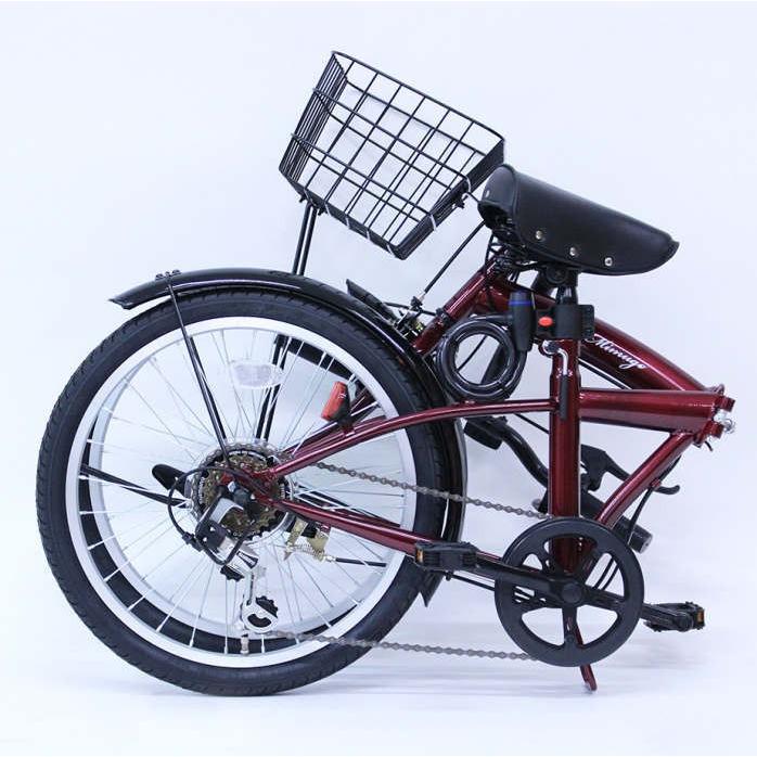 Classic Mimugo[クラシック ミムゴ]20吋 折り畳み自転車 外装6段