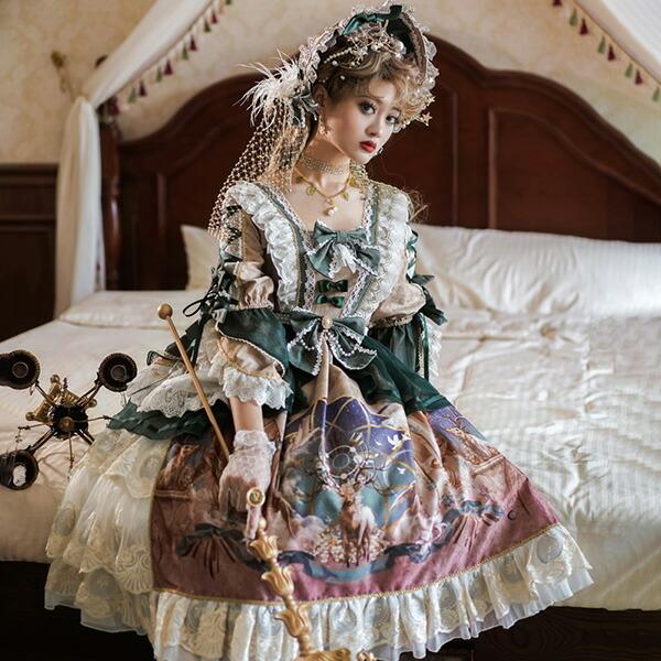 ロリータ ワンピース ゴスロリ コスプレ メイド服 メイド セット レディース 本格 アニメ 森ガール 大きいサイズ ドレ… 最新のデザイン ゴスロリ レディース コスプレ L 中世ドレス ロリータ L ドレス
