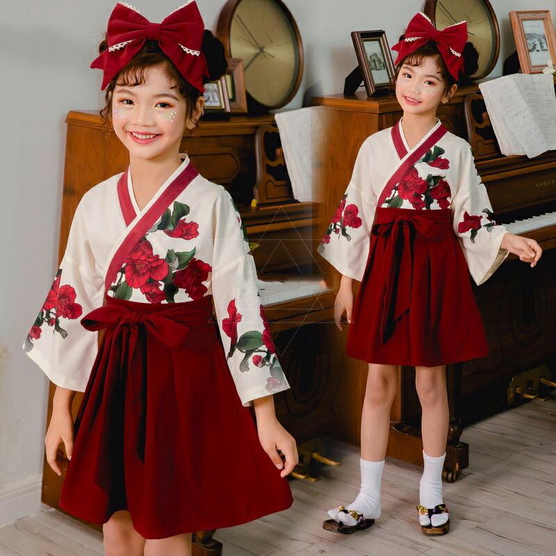 浴衣 ワンピース キッズ 袴風 子供 プリーツ スカート 和風 巫女 和装 黒 コスプレ コス コスチューム パーティ 子供用 袴 コスプレ衣装 子ども こども 巫女さ Bauty755 Only Anna 通販 Yahoo ショッピング