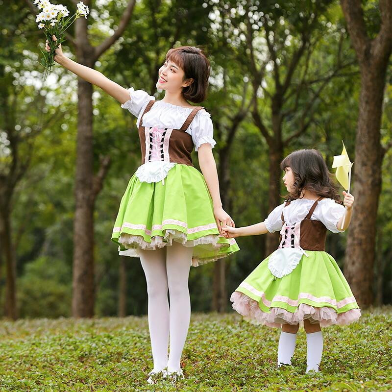 芸能人愛用 ハロウィン ビールガール 民族衣装 ディアンドル