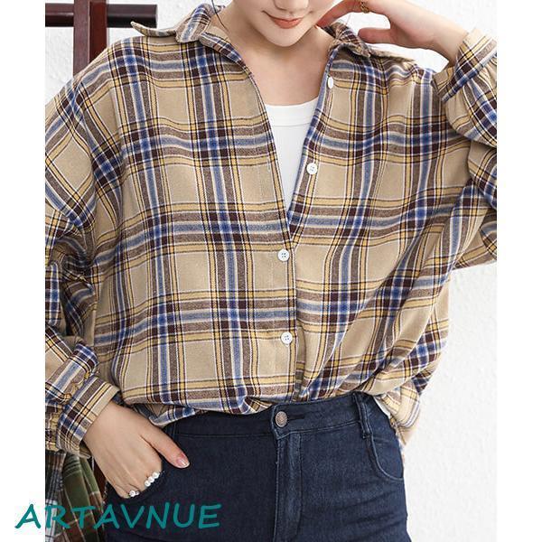 レディース チェック柄シャツ トップス カジュアル ネルシャツ レディース チェック柄シャツ トップス カジュアル ネルシャツ