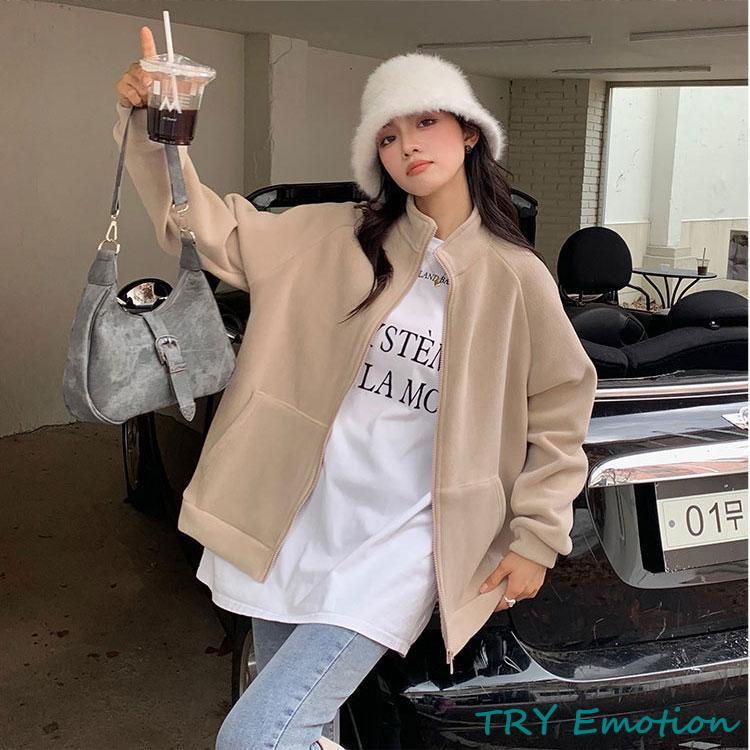 フリース ジャケット レディース 長袖 秋 冬 カジュアル 厚め 温か  