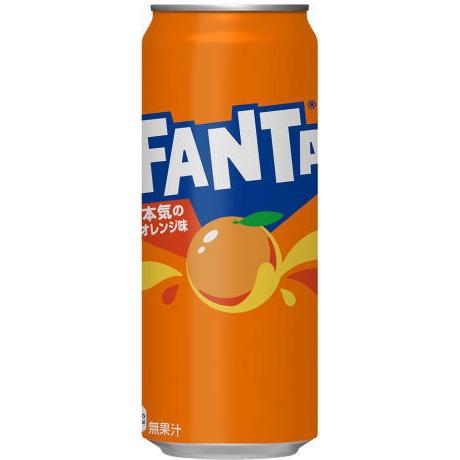 ファンタ ファンタオレンジ 500ml 24本 (24本×1ケース) 増量缶