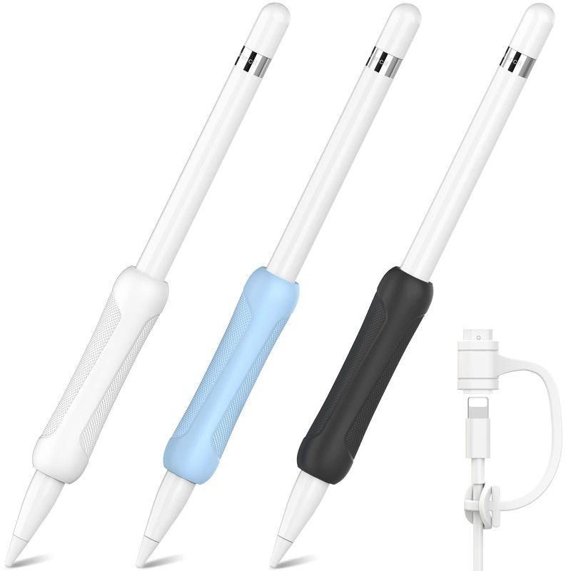 NIUTRENDZ Apple Pencil グリップ 第2世代 シリコン製 アップルペンシル グリップ 握りやすい 滑り防止 三つセット