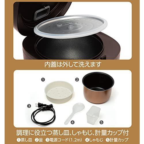 数量限定 一人暮らし マットブラウン マイコン式 4合 多機能炊飯器 東京deco 温度センサー搭載 ケーキ ヨーグルト 煮る スープ お粥 早炊き 9種類の充実のメニュー 炊飯 その他キッチン 日用品 文具 Www We Job Com
