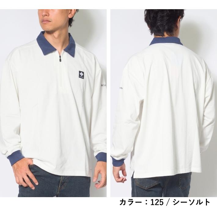 Columbia（コロンビア） ポロシャツ 長袖 ハーフジップ 吸湿速乾