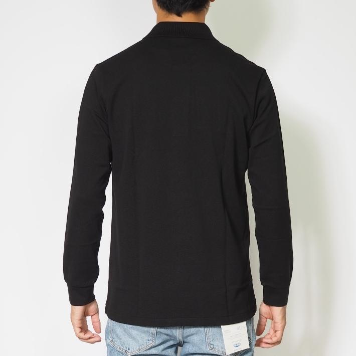 LACOSTE（ラコステ） ポロシャツ 長袖 鹿の子 ワンポイント 無地 日本