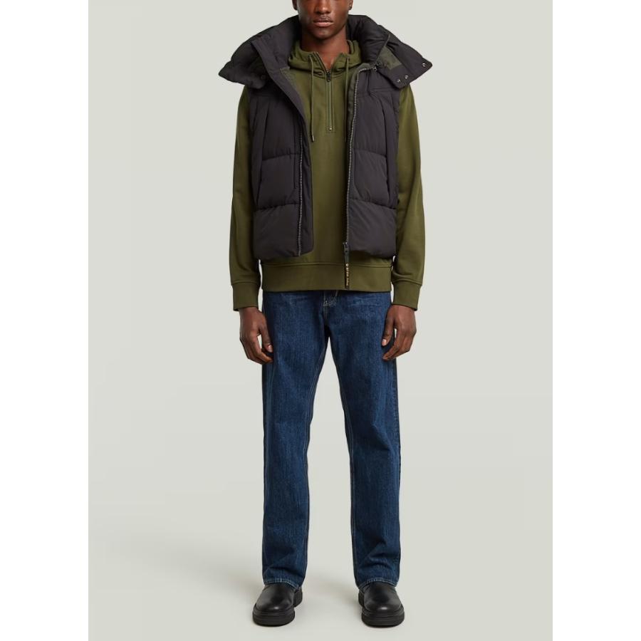 G-STAR RAW G-STAR ジースターロウ 中綿 ベスト フーディ 取り外し可