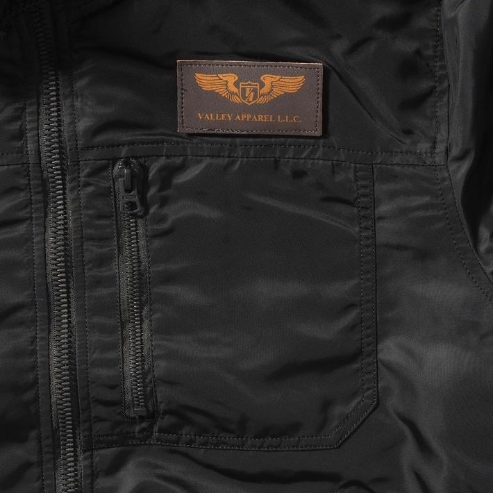 VALLEY APPAREL（バレイアパレル） フーデット リブ ジャケット