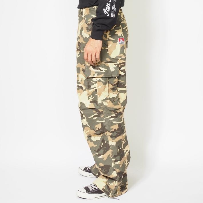 BEN DAVIS（ベンデイビス） カーゴパンツ 迷彩 カモ柄 オーバー