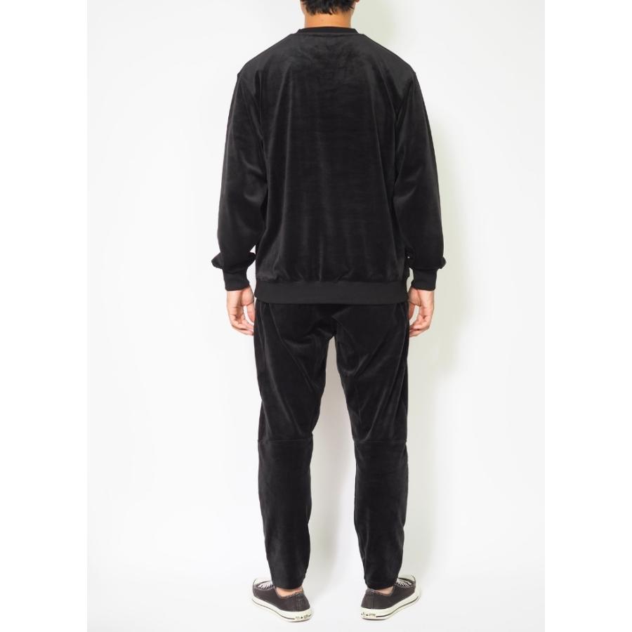 F.L.E セール EDWIN エドウィン FLE セットアップ メンズ ベロア 秋冬