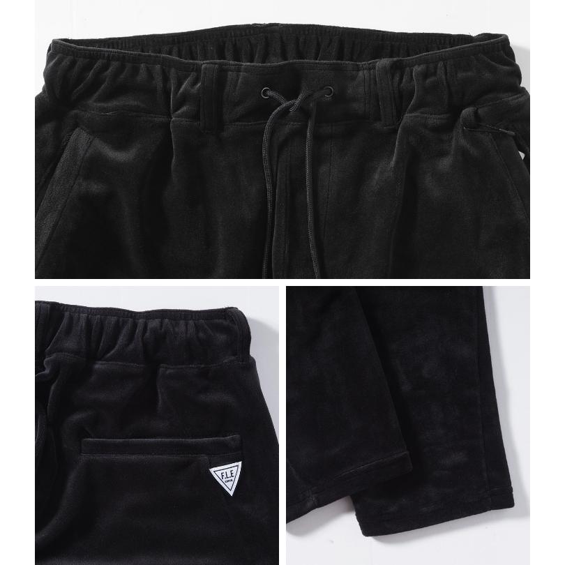 F.L.E セール EDWIN エドウィン FLE セットアップ メンズ ベロア 秋冬