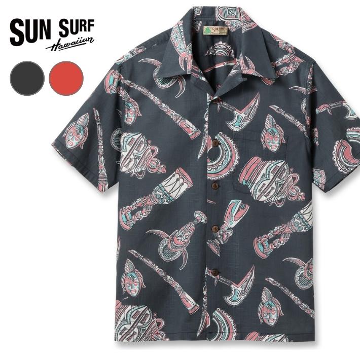 SUN SURF サンサーフ アロハシャツ 開襟シャツ 日本製 ネイティブ