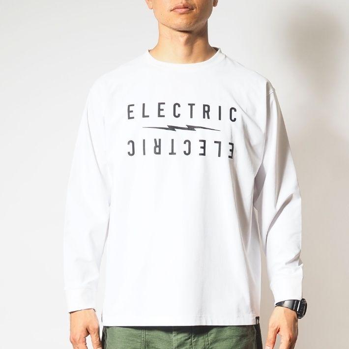 ELECTRIC（エレクトリック） ロンT 長袖 アレンジロゴ 冷感 速乾
