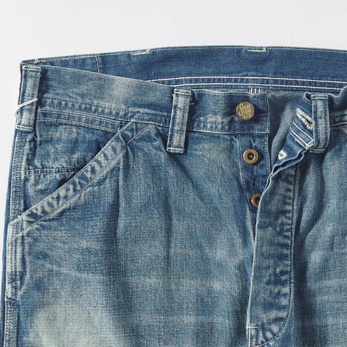 SUGAR CANE エイジング加工 クラッシュリペア ペインターパンツ SUGAR CANE シュガーケーン ペインターパンツ SC42549 レングス