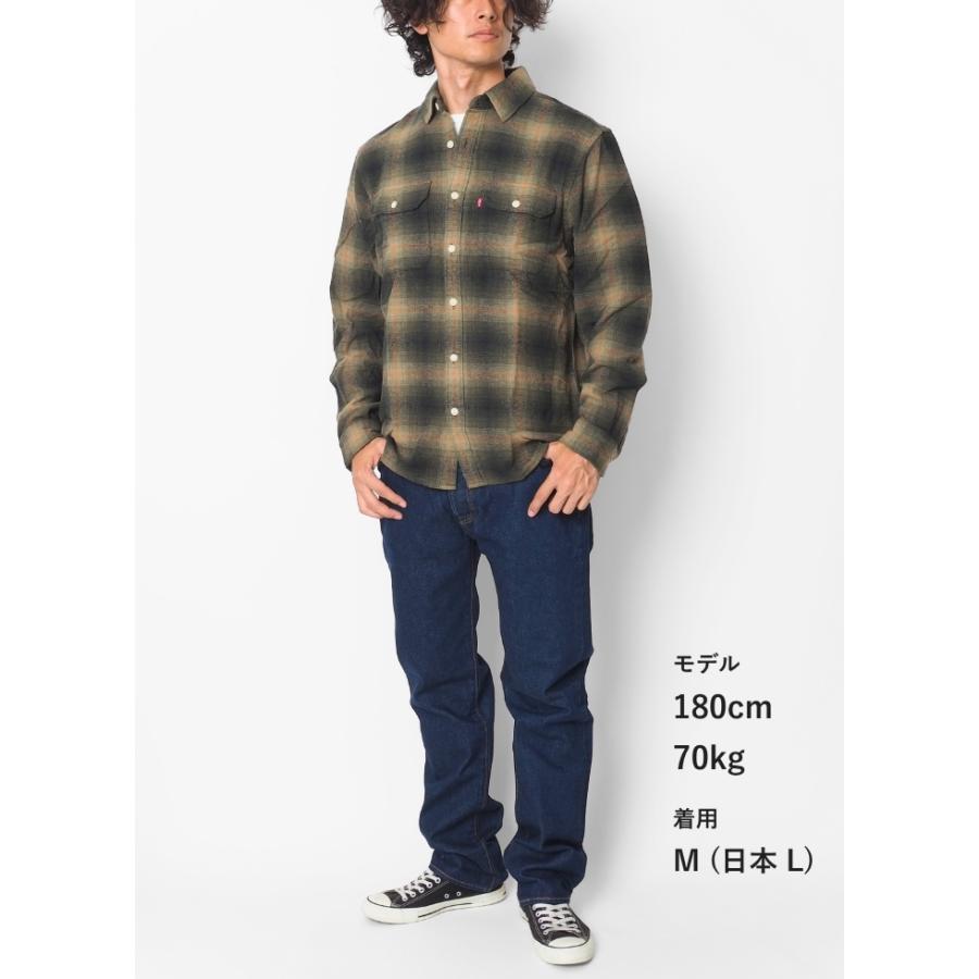 Levi's（リーバイス） LEVIS チェックシャツ 長袖 綿100% (19573