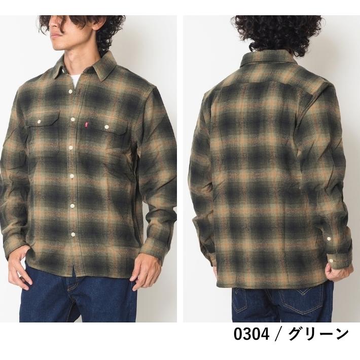 Levi's（リーバイス） LEVIS チェックシャツ 長袖 綿100% (19573