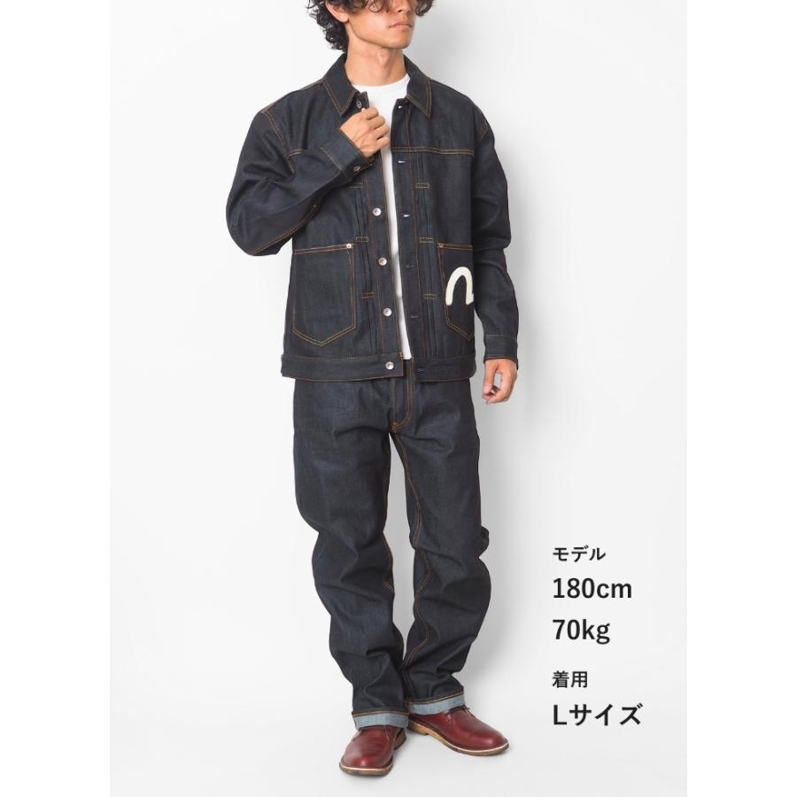 EVISU（エヴィス） デニムジャケット リラックスフィット カモメ