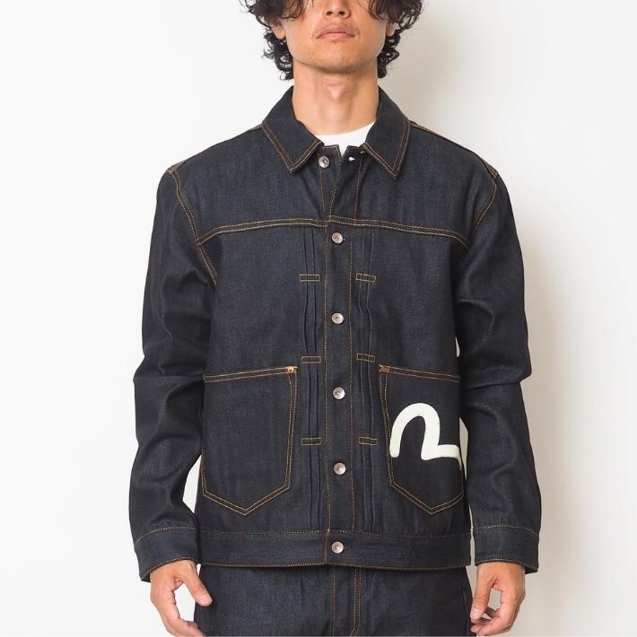 EVISU（エヴィス） デニムジャケット リラックスフィット カモメ