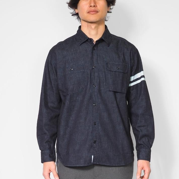 桃太郎ジーンズ（MOMOTARO JEANS） セルビッチ デニムシャツ 日本製 綿