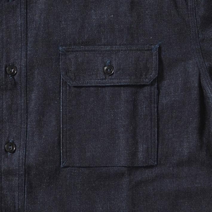 桃太郎ジーンズ（MOMOTARO JEANS） セルビッチ デニムシャツ 日本製 綿