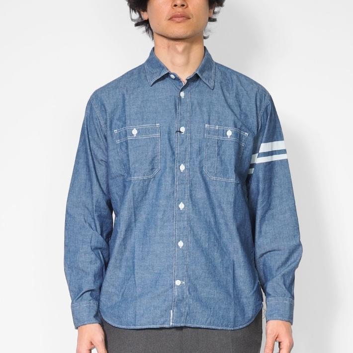桃太郎ジーンズ（MOMOTARO JEANS） セルビッチ シャンブレーシャツ