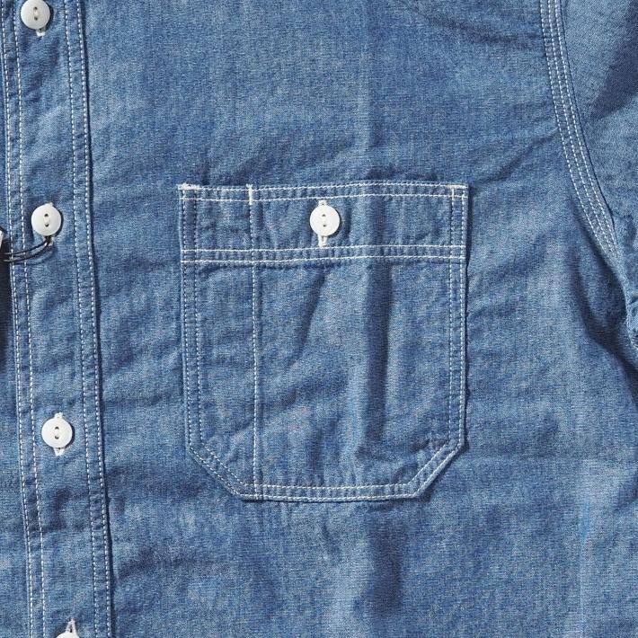 桃太郎ジーンズ（MOMOTARO JEANS） セルビッチ シャンブレーシャツ