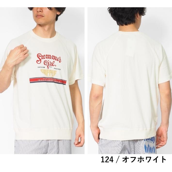 Lee（リー） Tシャツ 半袖 スウェット ロゴ プリント 裏毛 (LT3240