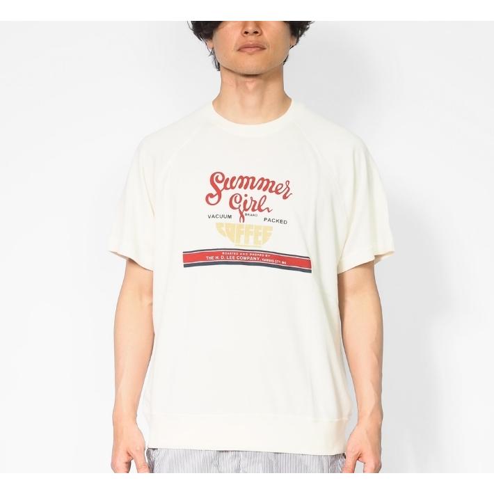 Lee（リー） Tシャツ 半袖 スウェット ロゴ プリント 裏毛 (LT3240