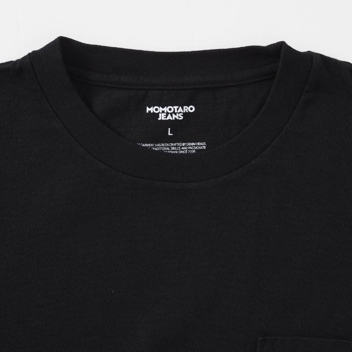 桃太郎ジーンズ（MOMOTARO JEANS） Tシャツ 半袖 ポケット 二本線 日本