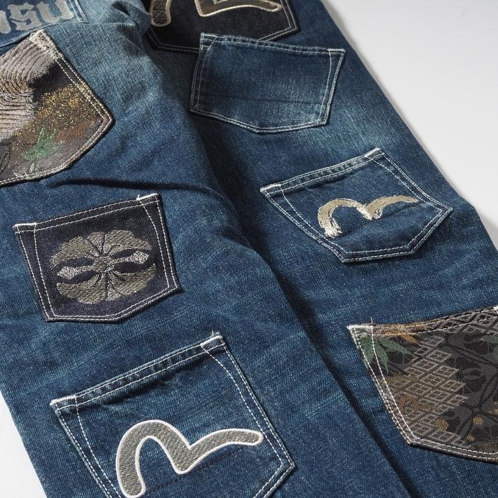 EVISU（エヴィス） デニムパンツ マルチポケット #2017 テーパード