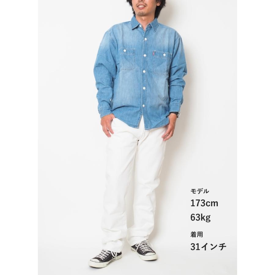 Levi's（リーバイス） LEVIS 501 ホワイトデニム レギュラーストレート