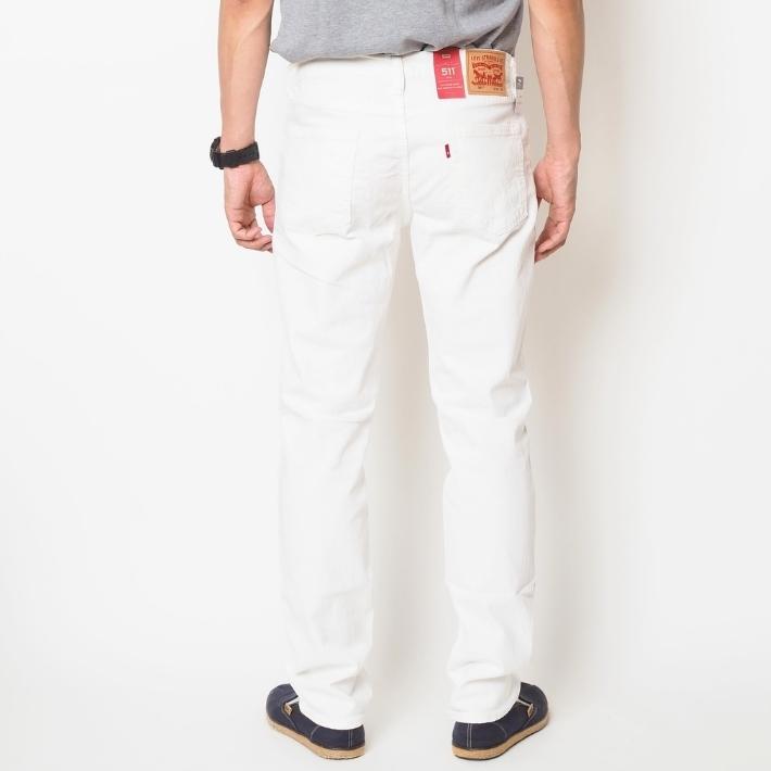 Levi's（リーバイス） LEVIS 511 ホワイトデニム スリムストレート