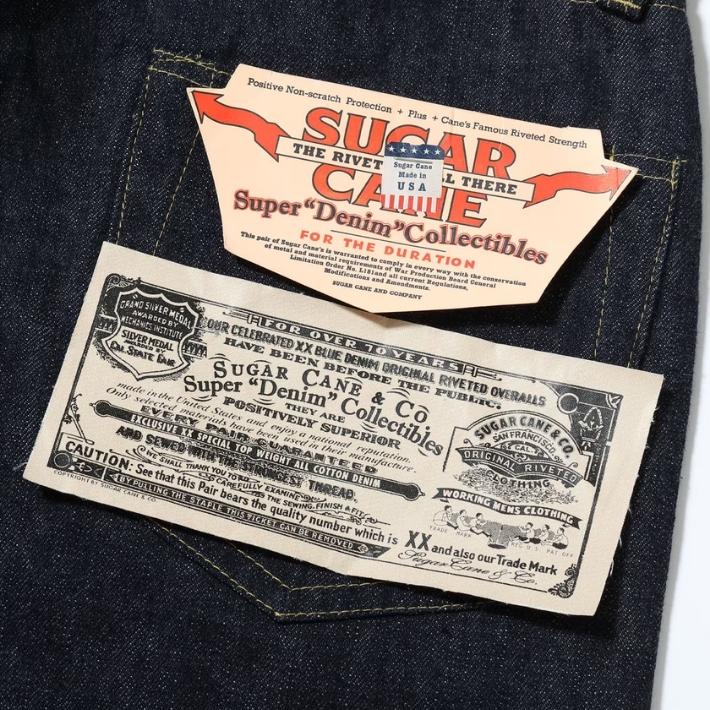 SUGAR CANE シュガーケーン ジーンズ 大戦モデル アメリカ製 ワンウォッシュ (SC49050) デニムパンツ ジーパン メンズ カジュアル アメカジ ブランドの画像