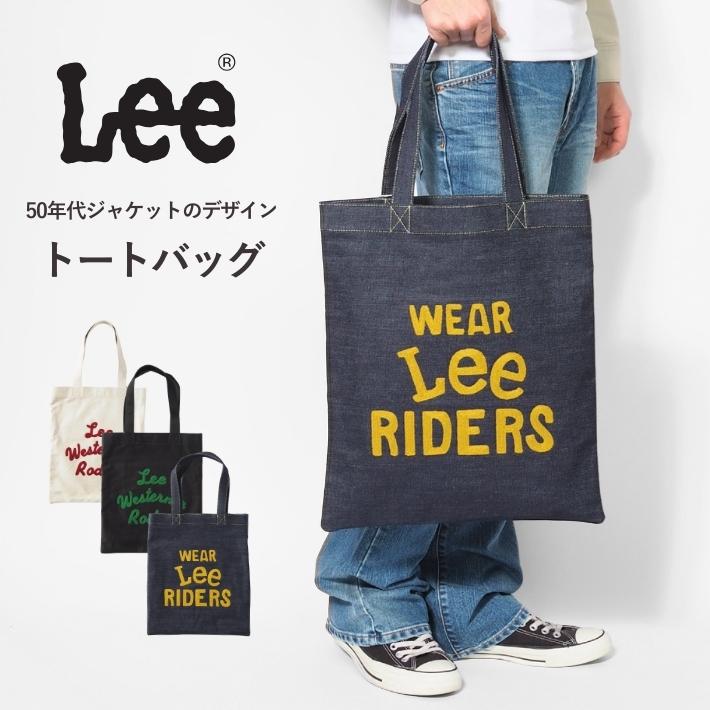 Lee（リー） トートバッグ ウエスターナー 刺繍 デニム コットンサテン