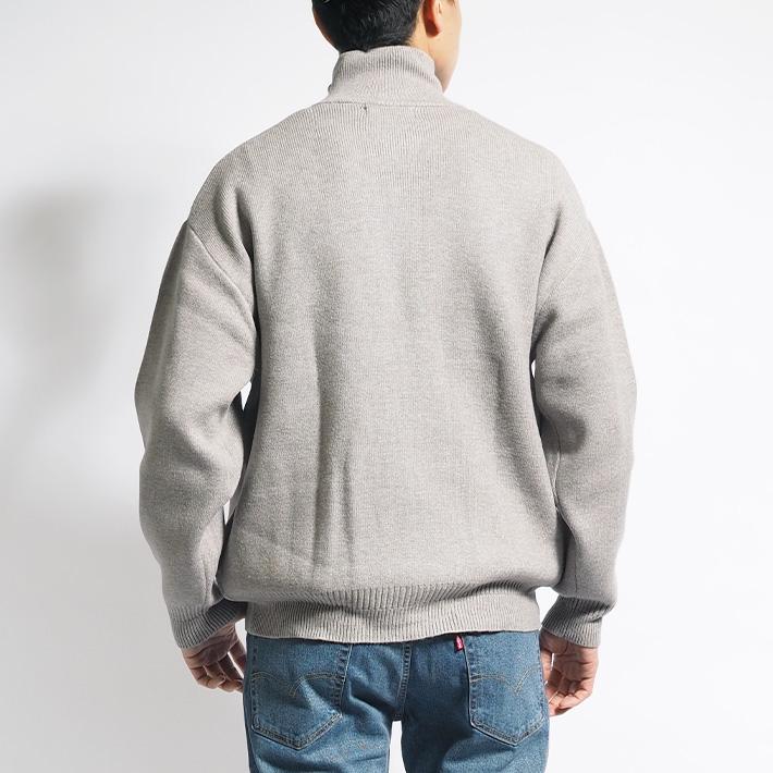 MMMM ニット ダブルジップ ウォッシャブル Many men many mind