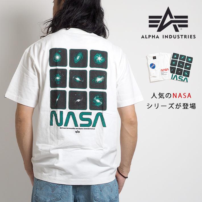 送料込★ALPHA INDUSTRIES★Tシャツ NASA Retro Tシャツ Alpha Industries セール ALPHA アルファ Tシャツ NASAシリーズ