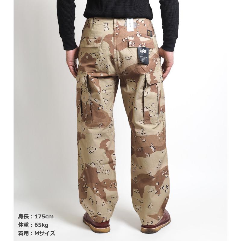 ALPHA INDUSTRIES INC迷彩カーゴパンツ 複数ポケット ALPHA INDUSTRIES INC迷彩カーゴパンツ 複数ポケット Alpha