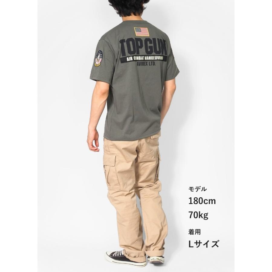 AVIREX（アヴィレックス） アビレックス Tシャツ 半袖 胸ワッペン TOP